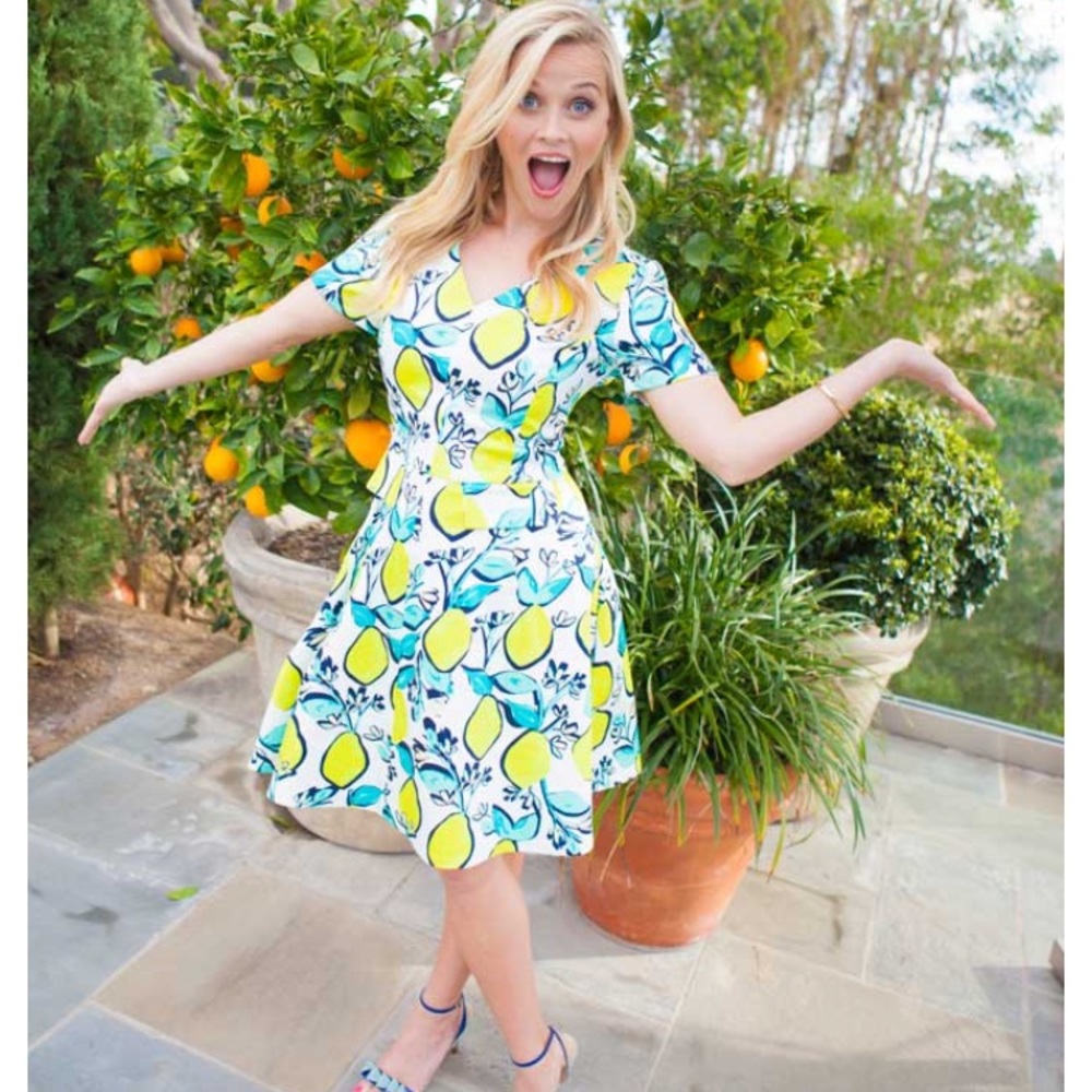 Draper James Lemon Orchard Love Circle Dress